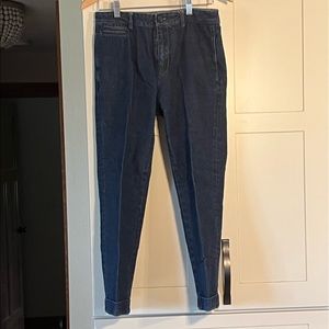 Polo Ralph Lauren denim cuff trouser type 5 pocket pant, barely worn, size 6